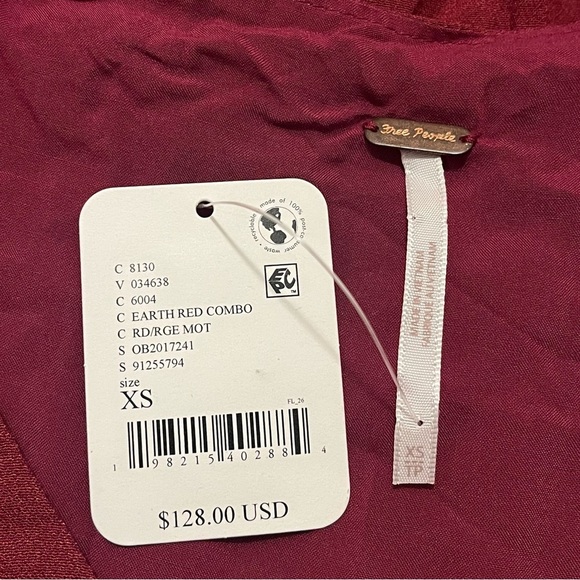 Free People Everyone’s Favorite Floral Babydoll Mini Dress NWT - Picture 3 of 9